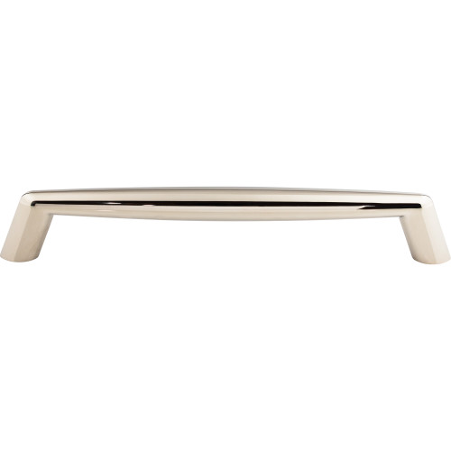Top Knobs TK152PN: 12" cc Rung Bar Appliance Pull - Polished Nickel