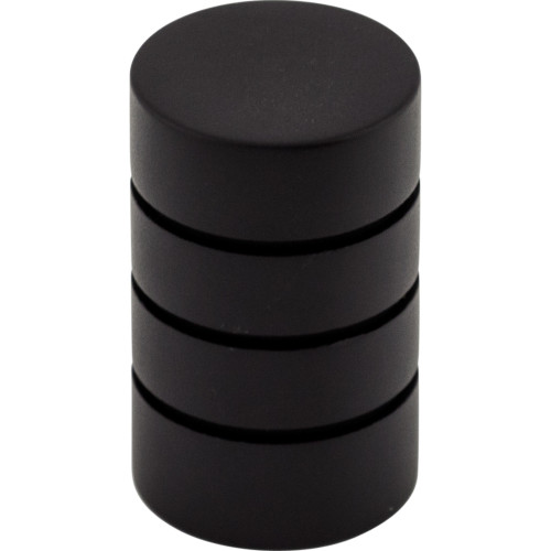 Top Knobs M578: 5/8" Stacked Ring Cabinet Knob - Flat Black