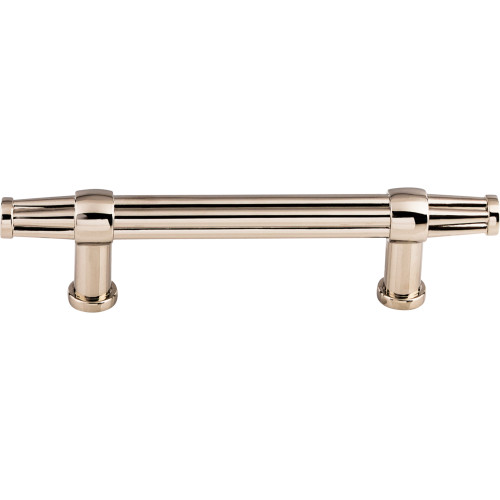 Top Knobs TK197PN: 3-3/4" cc Luxor Bit Cabinet Pull - Polished Nickel