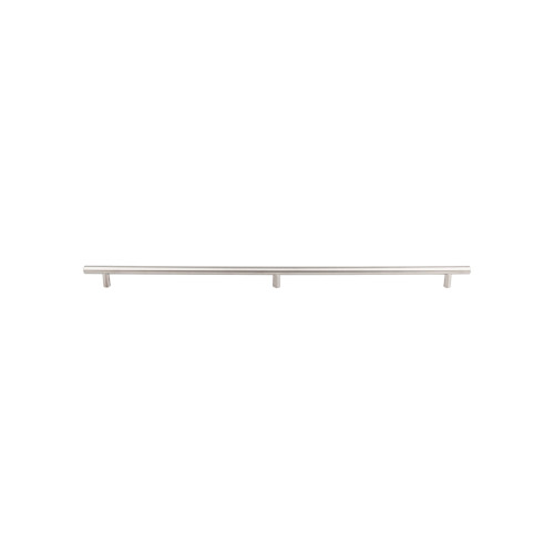 Top Knobs SS11: 30-1/4" cc Solid Round Bar Cabinet Pull - Stainless Steel