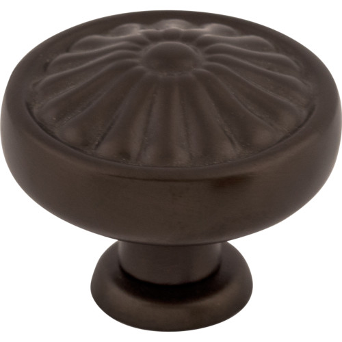 Top Knobs M772: 1-1/4" Normandy Round Cabinet Knob - Oil Rubbed Bronze