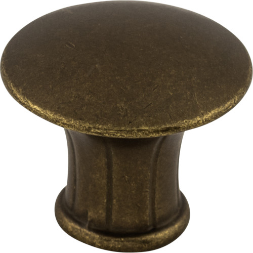 Top Knobs M912: 1-1/4" Lund Round Cabinet Knob - German Bronze