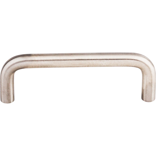 Top Knobs SS31: 3-3/4" cc Wire D-Handle Cabinet Pull - Stainless Steel