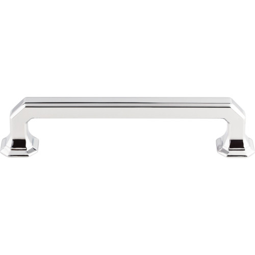 Top Knobs TK288PC: 5" cc Emerald Square Bar Cabinet Pull - Polished Chrome