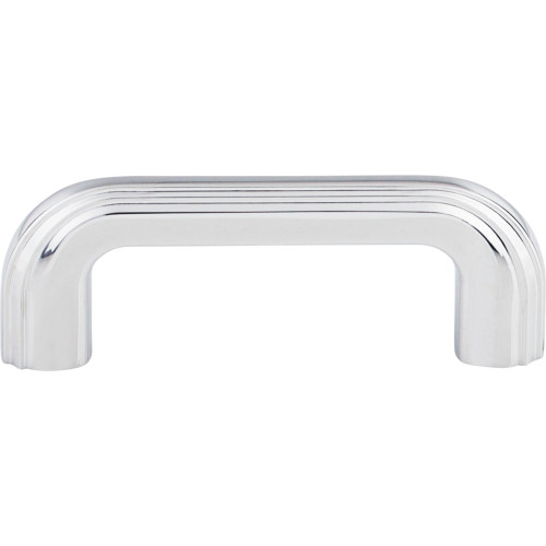 Top Knobs TK222PC: 3" cc Victoria Falls D-Handle Cabinet Pull - Polished Chrome