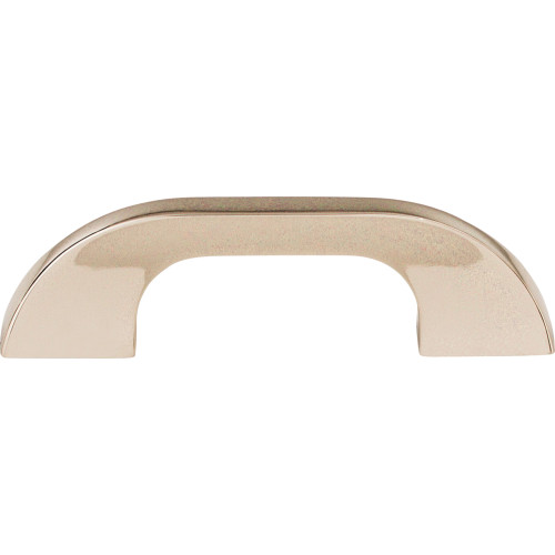 Top Knobs TK44PN: 3" cc Neo D-Handle Cabinet Pull - Polished Nickel