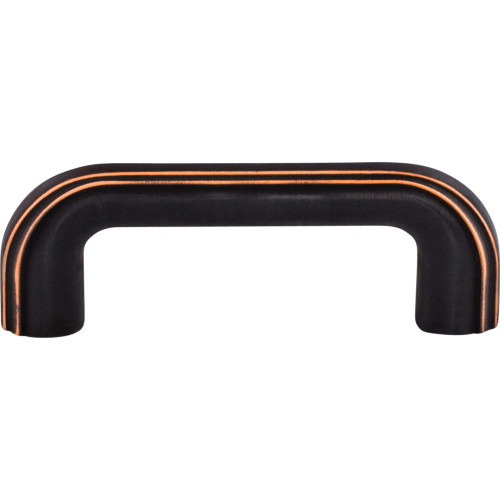Top Knobs TK222UM: 3" cc Victoria Falls D-Handle Cabinet Pull - Umbrio