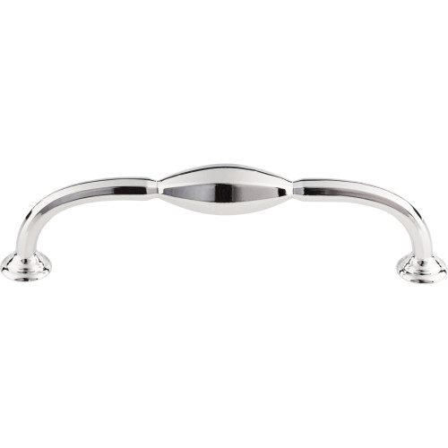Top Knobs TK232PC: 5-1/16" cc Chareau D-Handle Cabinet Pull - Polished Chrome