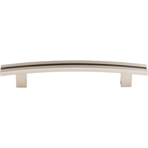 Top Knobs TK81PN: 5" cc Sanctuary Inset Rail Bar Cabinet Pull - Polished Nickel