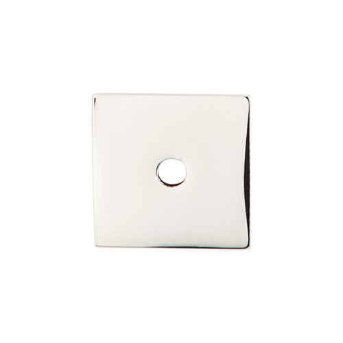 Top Knobs TK94PN: Sanctuary Square Backplate - Polished Nickel