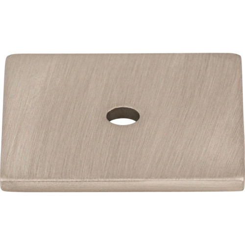 Top Knobs TK95BSN: Sanctuary Square Backplate - Brushed Satin Nickel