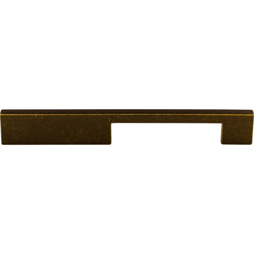 Top Knobs TK24GBZ: 7" cc Sanctuary Linear Euro Bar Cabinet Pull - German Bronze