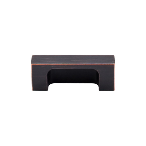 Top Knobs TK275TB: 2" cc Modern Metro Tab Cabinet Pull - Tuscan Bronze
