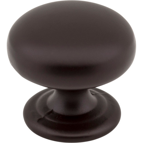 Elements 2980ORB: 1-1/4" Florence Round Cabinet Knob - Dark Bronze