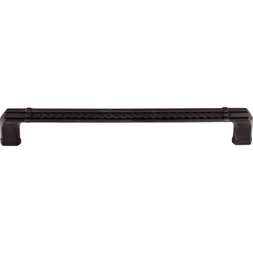 Top Knobs TK208SAB: 12" cc Tower Bridge Flat Bar Appliance Pull - Sable