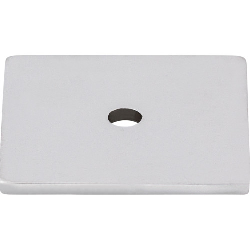 Top Knobs TK95PC: Sanctuary Square Backplate - Polished Chrome