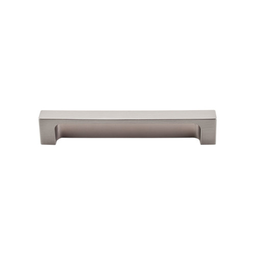Top Knobs TK276BSN: 5" cc Modern Metro Tab Cabinet Pull - Brushed Satin Nickel
