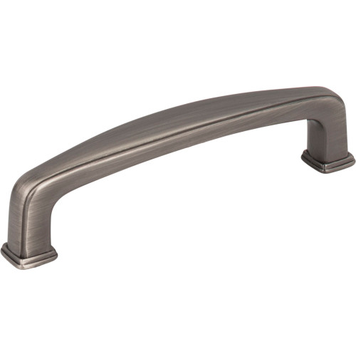 Jeffrey Alexander 1092BNBDL: 96mm cc Milan 1 Bar Cabinet Pull - Brushed Pewter