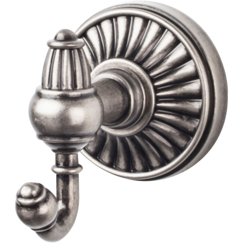 Top Knobs TUSC2PTA: Tuscany Double Wall Hook - Pewter Antique