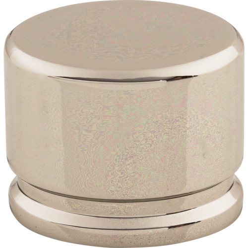 Top Knobs TK61PN: 1-3/8" Sanctuary Oval Cabinet Knob - Polished Nickel
