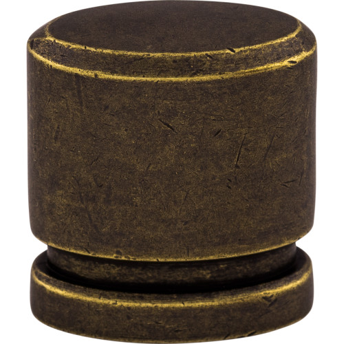 Top Knobs TK57GBZ: 1" Sanctuary Oval Cabinet Knob - German Bronze