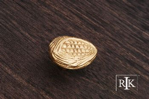 RKI CK-211: 1-1/2" Corn Cabinet Knob - Polished Brass