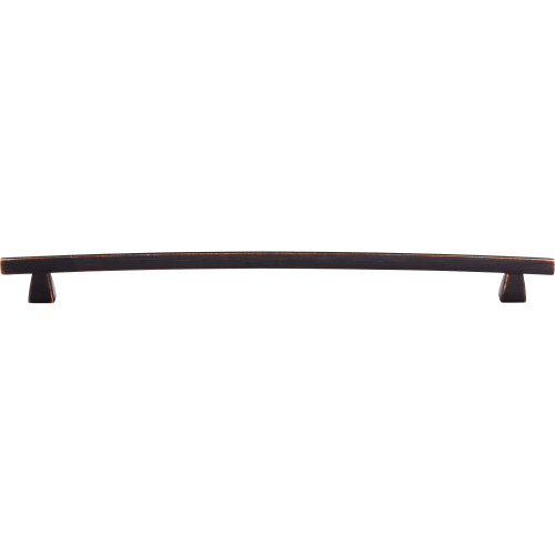 Top Knobs TK6TB: 12" cc Sanctuary Arched Bar Cabinet Pull - Tuscan Bronze