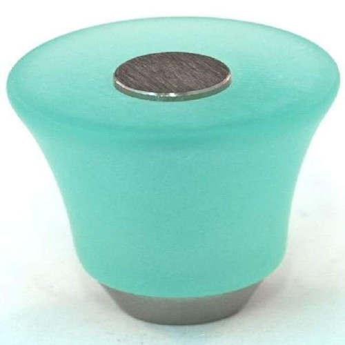 Cal Crystal 109-CM001: 29mm Athens Tapered Cabinet Knob - Matte Turquoise Cal Crystal 109-CM001: 29mm Athens Tapered Cabinet Knob - Matte Turquoise