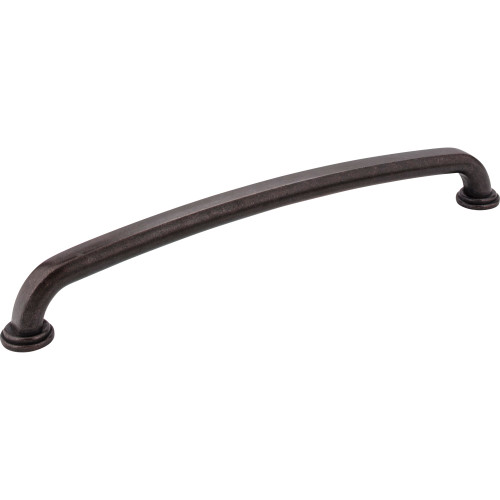 Jeffrey Alexander 527-12DMAC: 12" cc Bremen 1 D-Handle Appliance Pull - Distressed Oil Rubbed Bronze
