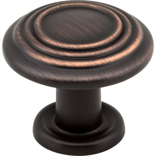 Elements 110DBAC: 1-1/4" Vienna Round Cabinet Knob - Brushed Oil Rubbed Bronze Elements 110DBAC: 1-1/4" Vienna Round Cabinet Knob - Brushed Oil Rubbed Bronze