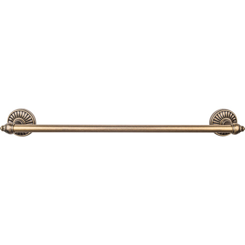 Top Knobs TUSC6GBZ: 18" cc Tuscany Single Towel Bar - German Bronze