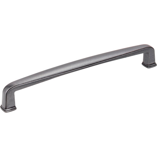 Jeffrey Alexander 1092-160DACM: 160mm cc Milan 1 Bar Cabinet Pull - Gun Metal