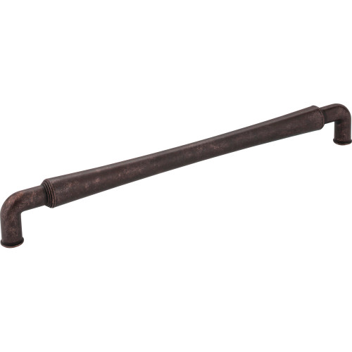 Jeffrey Alexander 537-12DMAC: 12" cc Bremen 2 D-Handle Appliance Pull - Distressed Oil Rubbed Bronze