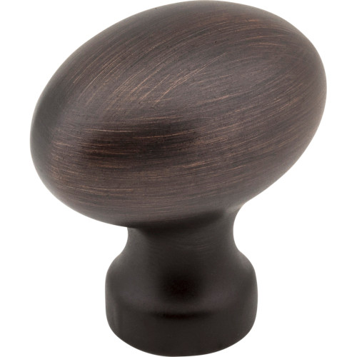 Jeffrey Alexander 3990-DBAC: 1-3/16" Bordeaux Egg Cabinet Knob - Brushed Oil Rubbed Bronze