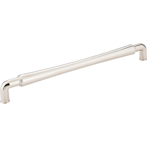 Jeffrey Alexander 537-12NI: 12" cc Bremen 2 D-Handle Appliance Pull - Polished Nickel