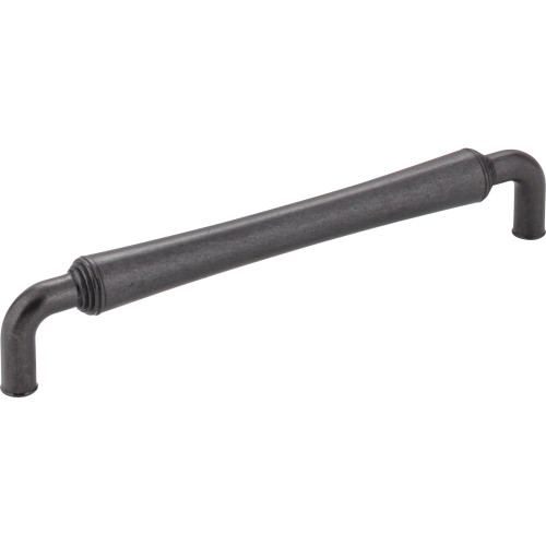 Jeffrey Alexander 537-160DACM: 160mm cc Bremen 2 D-Handle Cabinet Pull - Gun Metal