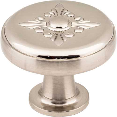 Jeffrey Alexander 417SN: 1-3/8" Lafayette Round Cabinet Knob - Satin Nickel Jeffrey Alexander 417SN: 1-3/8" Lafayette Round Cabinet Knob - Satin Nickel
