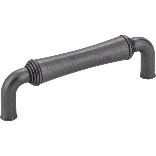 Jeffrey Alexander 537DACM: 96mm cc Bremen 2 D-Handle Cabinet Pull - Gun Metal
