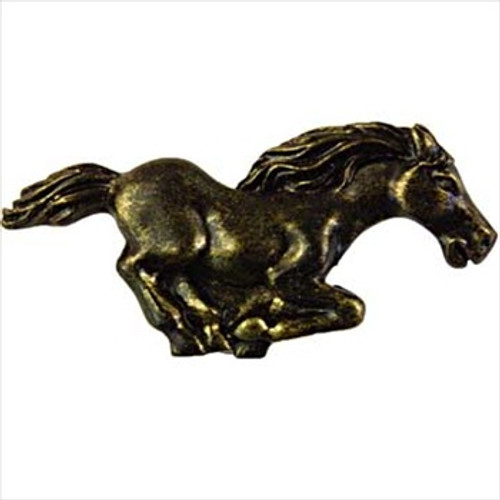 Sierra Lifestyles 681375: Stallion Cabinet Knob (right facing) - Bronzed Black Sierra Lifestyles 681375: Stallion Cabinet Knob (right facing) - Bronzed Black