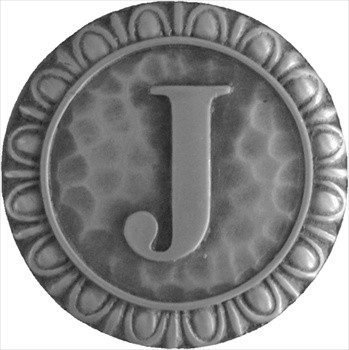 Notting Hill NHK-189-AP: Initial J Cabinet Knob - Antique Pewter
