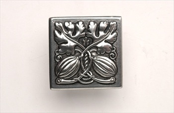 Notting Hill NHK-251-BP: Autumn Squash Cabinet Knob - Brilliant Pewter