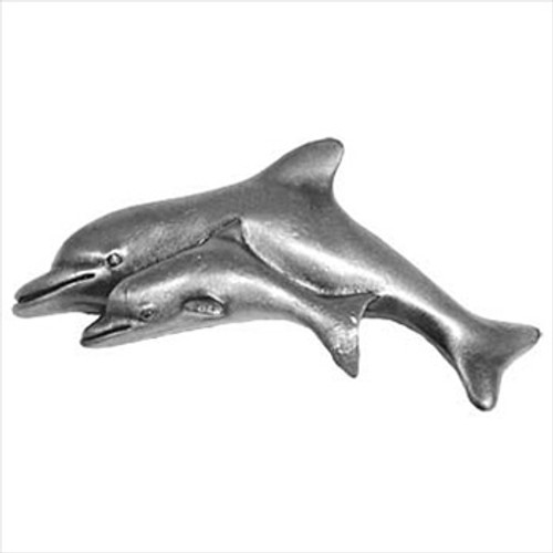 Sierra Lifestyles 681558: 2" cc Dolphin Cabinet Pull - Pewter Sierra Lifestyles 681558: 2" cc Dolphin Cabinet Pull - Pewter