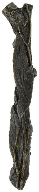 Notting Hill NHP-672-DB-L: 3" cc Leafy Branch (Left Side) Cabinet Pull - Dark Brass