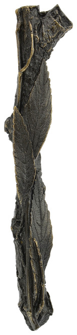 Notting Hill NHP-672-DB-R: 3" cc Leafy Branch (Right Side) Cabinet Pull - Dark Brass