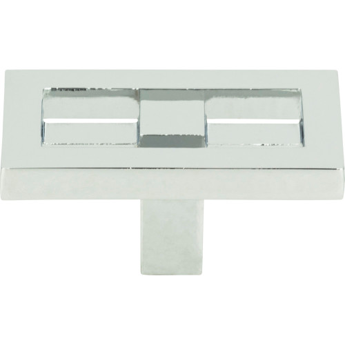 Atlas 261-CH: 1-3/4" Nobu Rectangle Cabinet Knob - Polished Chrome Atlas 261-CH: 1-3/4" Nobu Rectangle Cabinet Knob - Polished Chrome