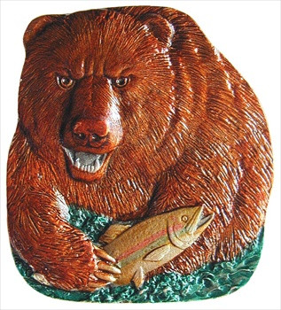 Notting Hill NHK-152-PHT: Shore Lunch (Bear) Cabinet Knob - Pewter