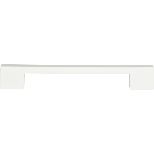 Atlas A826-WG: 7-9/16" cc Thin Square Cabinet Pull - High-Glossed White