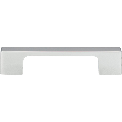 Atlas A836-CH: 3-3/4" cc Thin Square Cabinet Pull - Polished Chrome