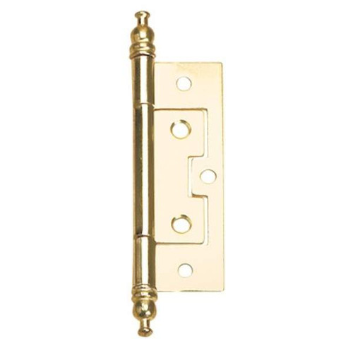 Richelieu 20643130: 4-1/2" Bifold hinge w/Steeple Finials - Polished Brass Richelieu 20643130: 4-1/2" Bifold hinge w/Steeple Finials - Polished Brass