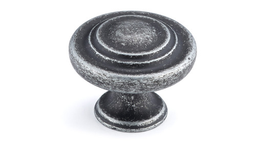 Richelieu BP10734908: 1-3/8" Village Round Cabinet Knob - Natural Iron